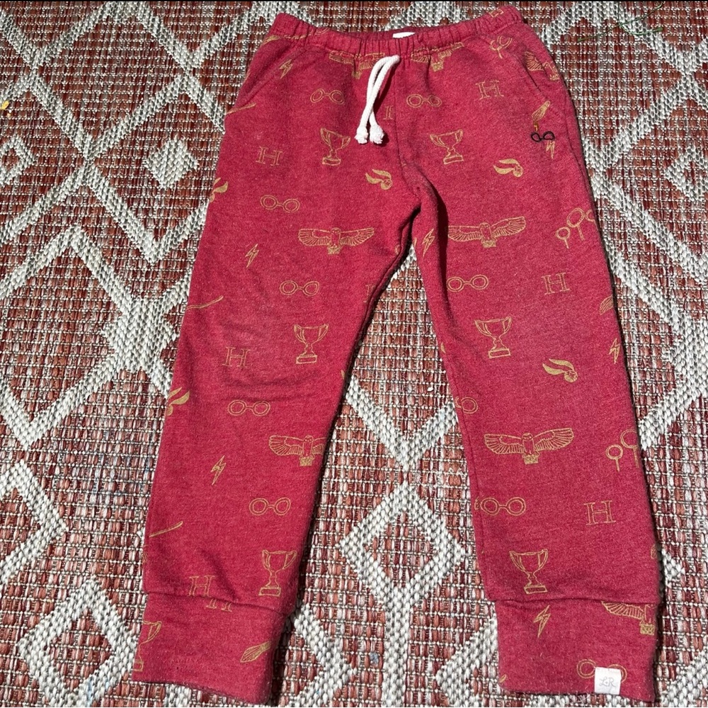 Lulu and Roo Gryffindor Joggers